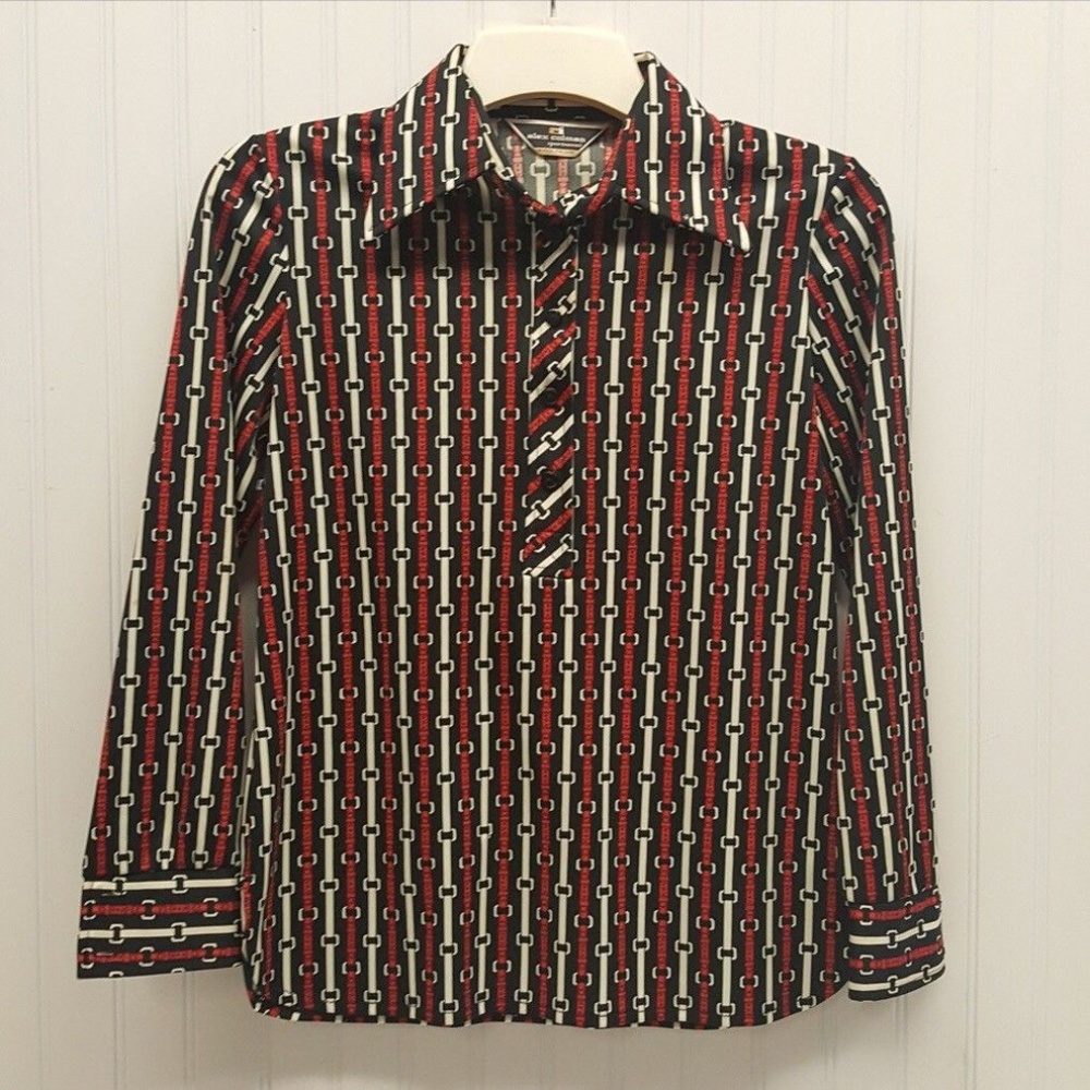 Vintage 80s Alex Colman Sportwears Collar Shirts